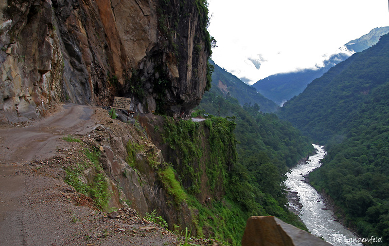 Going through the moutains